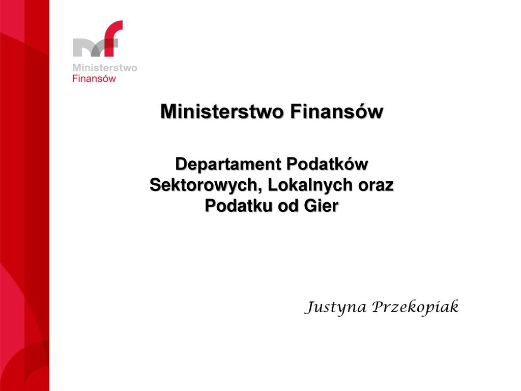 Ministerstwo Finans W Ppt Pobierz